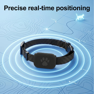 Remote Pet GPS Tracker Waterproof Real-Time Tracking Movement Alert Collar Anti-Lost Dog Cat Global Locator for Apple Find APP photo 2