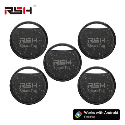 RSH 5pcs Security Anti-Loss GPS Tracker Android Locator for Xiaomi Global Postioning Kids Bag Wallet Car Finder Google Certified photo 2