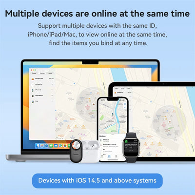 HOCO E94 Smart GPS Tracker Mini Anti-Lost Device iOS Apple Find My App Compatible Car Key Pet Kids Locator Tag photo 3