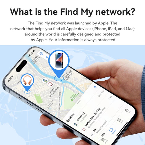HOCO E94 Smart GPS Tracker Mini Anti-Lost Device iOS Apple Find My App Compatible Car Key Pet Kids Locator Tag