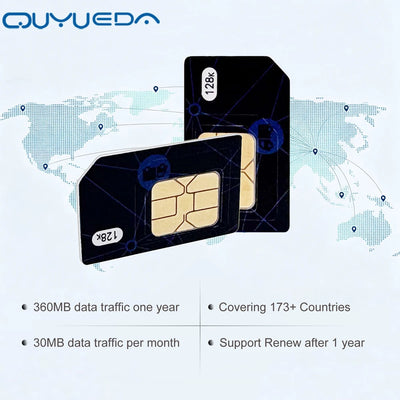4G Sim Card Global Roaming Smart M2M IOT Card For GPS Tracker Collar Iot Device 360MB Data 1 Year Internet Traffic Renewal Card photo 4